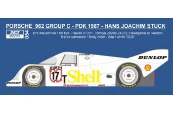 Decal – Porsche 962C H.J.Stuck 1987